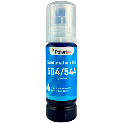 Kit 4 Botellas de Tinta para Sublimar Compatible con 544 de Epson 70ml c/u Sublimación