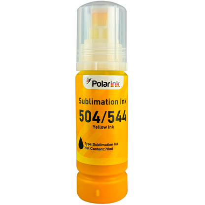 Kit 4 Botellas de Tinta para Sublimar Compatible con 544 de Epson 70ml c/u Sublimación