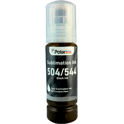 Kit 4 Botellas de Tinta para Sublimar Compatible con 544 de Epson 70ml c/u Sublimación